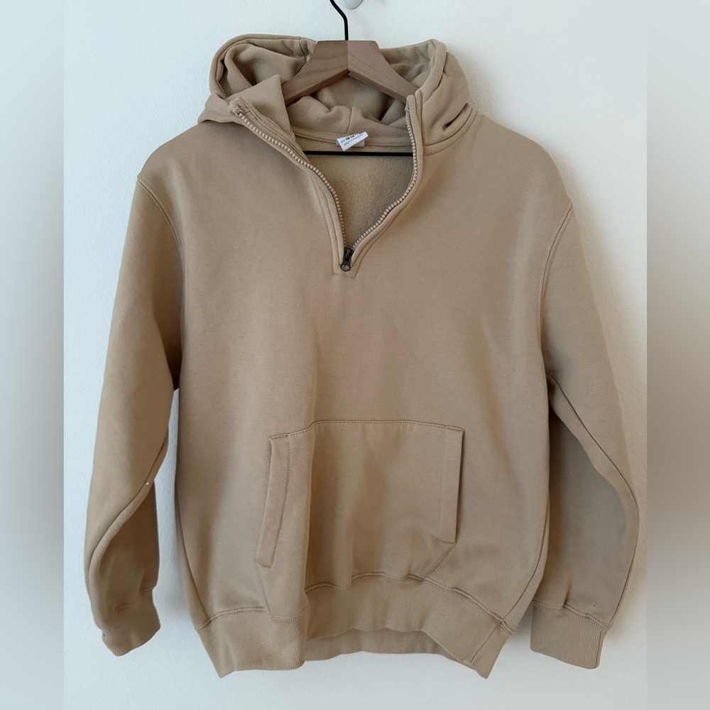 Zara Tan Kids Hoodie size 13/14